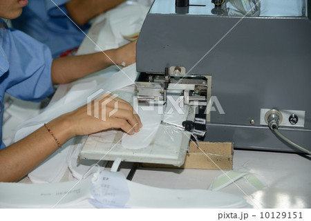 ミャンマー　繊維工場 10129151