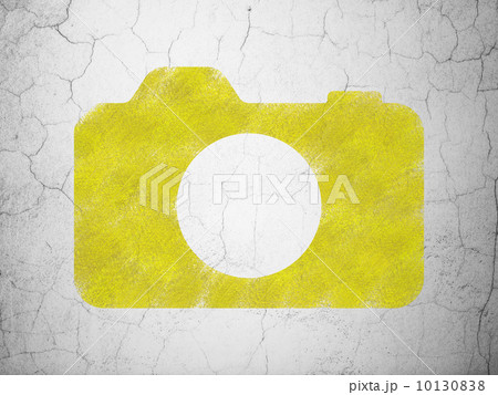 Tourism concept: Photo Camera on wall background Tourism concept: Photo Camera on wall background 10130838