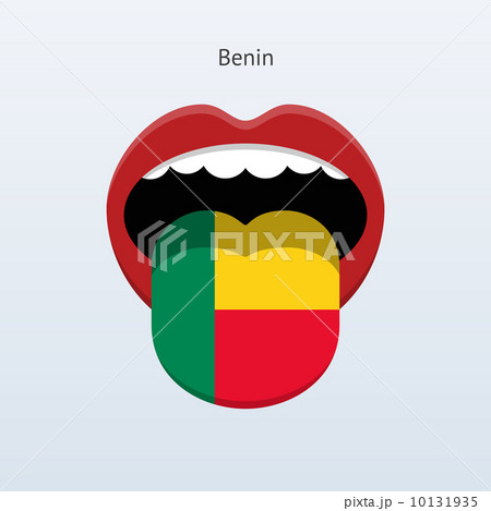 Benin language. Abstract human tongue. 10131935