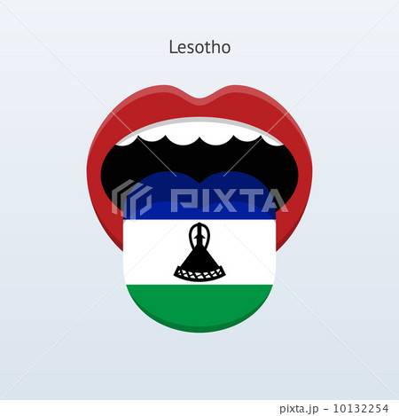 Lesotho language. Abstract human tongue. 10132254