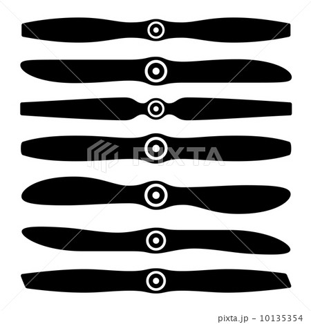 airplane propeller symbols 10135354