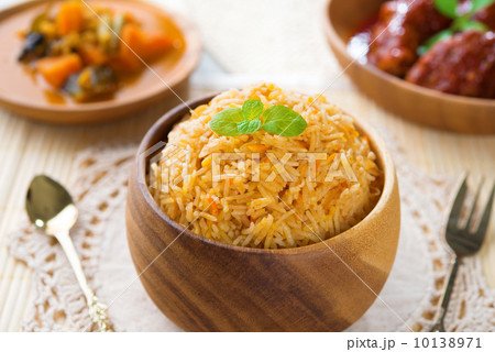 Indian meal biryani rice Indian meal biryani rice 10138971