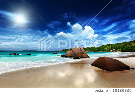 Anse Lazio beach Praslin island, Seychelles 10139830