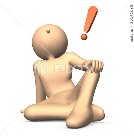 上を見上げて驚く人物 上を見上げて驚く人物 10141638