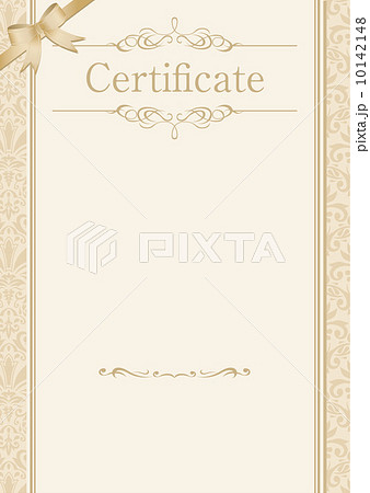retro frame certificate template Vector 10142148
