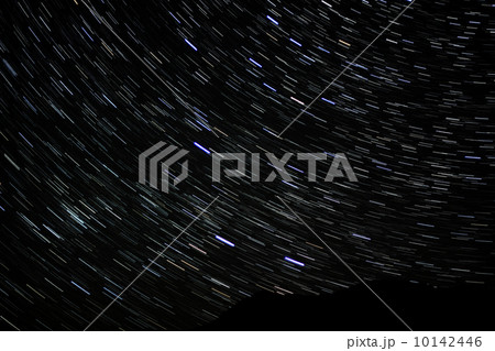 星の軌跡　11　天文写真 10142446