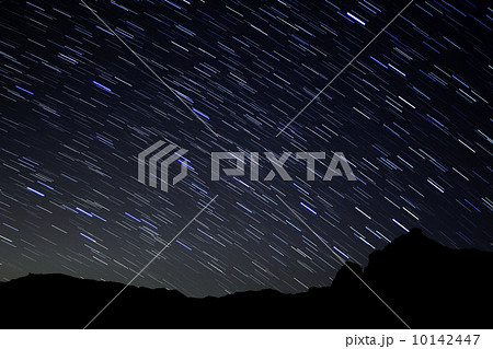 星の軌跡　12　天文写真 10142447