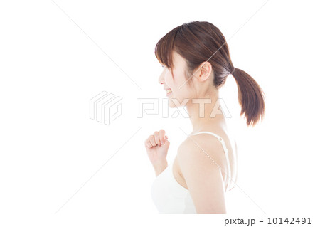 走る女性 走る女性 10142491