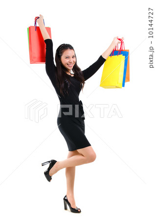 Asian woman shopper 10144727