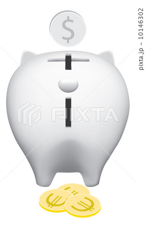 Piggy bank back Piggy bank back 10146302