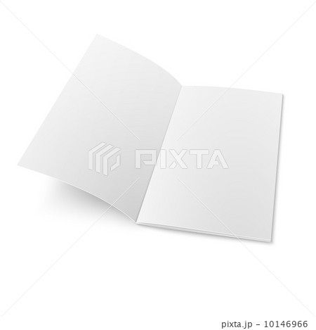 Booklet template on white background. 10146966