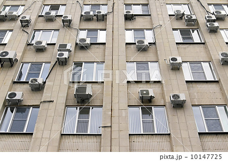 mani air conditioners on the building wall mani air conditioners on the building wall 10147725