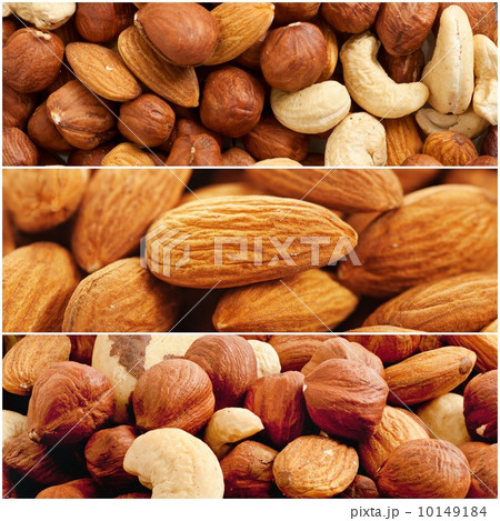 Nuts background set 10149184