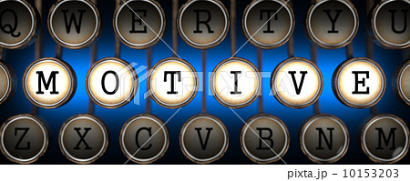 Motive on Old Typewriter's Keys.のイラスト素材 [10153203] - PIXTA