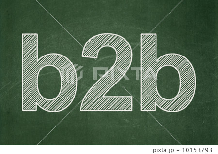 Finance concept: B2b on chalkboard background Finance concept: B2b on chalkboard background 10153793