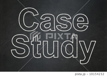 Education concept: Case Study on chalkboard background Education concept: Case Study on chalkboard background 10154232