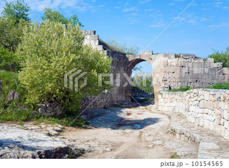 Chufut Kale ancient cave settlement (Crimea, Ukraine). 10154565