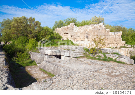 Chufut Kale ancient cave settlement (Crimea, Ukraine). 10154571