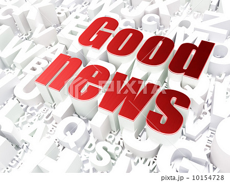 News concept: Good News on alphabet background News concept: Good News on alphabet background 10154728