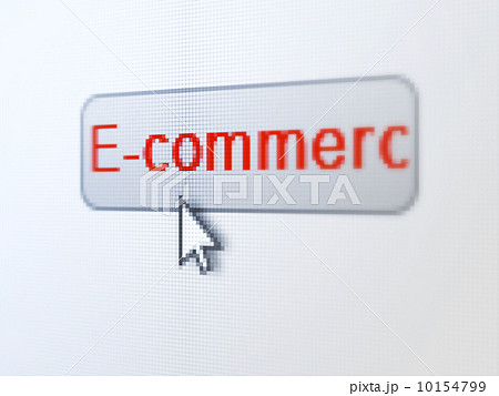 Business concept: E-commerce on digital button background Business concept: E-commerce on digital button background 10154799