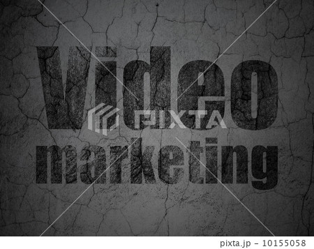 Business concept: Video Marketing on grunge wall background 10155058