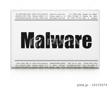 Security concept: newspaper headline Malware Security concept: newspaper headline Malware 10155074