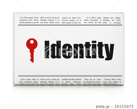 Safety concept: newspaper with Identity and Key Safety concept: newspaper with Identity and Key 10155075