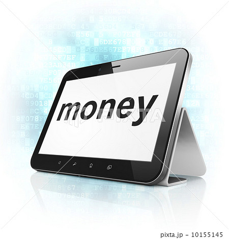 Business concept: Money on tablet pc computer 10155145