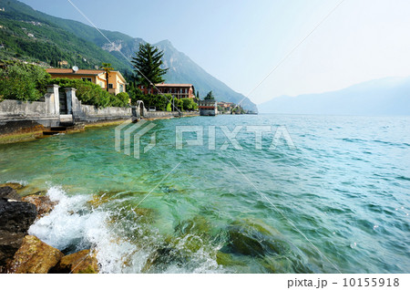 Gargnano town on Garda lake in Italy 10155918