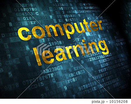 Education concept: Computer Learning on digital background 10156208