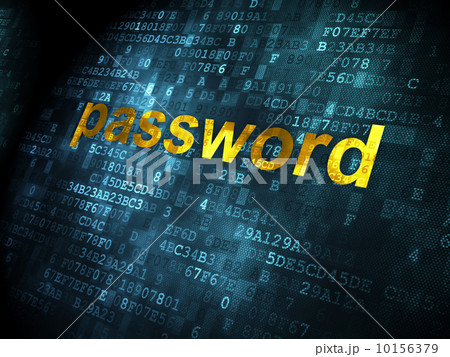 Security concept: Password on digital background 10156379