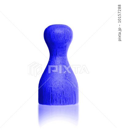 Wooden pawn with a solid color Wooden pawn with a solid color 10157288