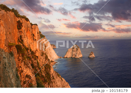 Greek coast in Zakynthos island, Ionian islands Greek coast in Zakynthos island, Ionian islands 10158179
