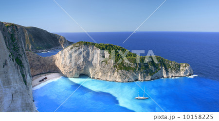 Amazing beach Navagio in Zakynthos, Greece Amazing beach Navagio in Zakynthos, Greece 10158225