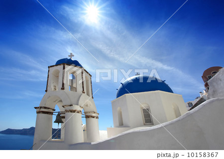 Oia village in Santorini island, Greece Oia village in Santorini island, Greece 10158367