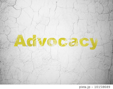 Law concept: Advocacy on wall background 10158689