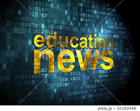 News concept: Education News on digital background 10160486