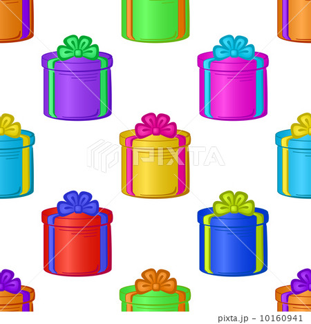 Seamless background with gift boxes 10160941