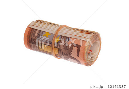Roll of 50 euro bills 10161387