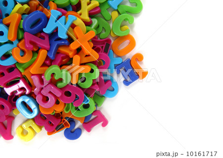 color plastic letters 10161717