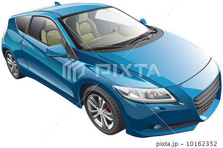 blue sport car 10162352