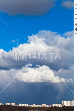 rain clouds over town 10162483