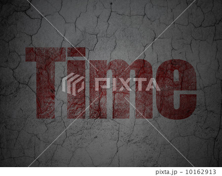Time concept: Time on grunge wall background 10162913