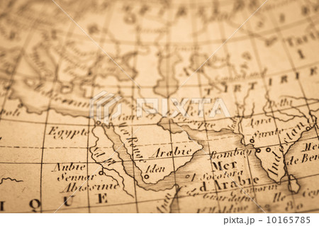 古い世界地図　インドと中東 10165785
