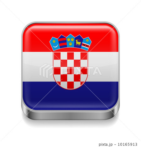 Metal  icon of Croatia 10165913