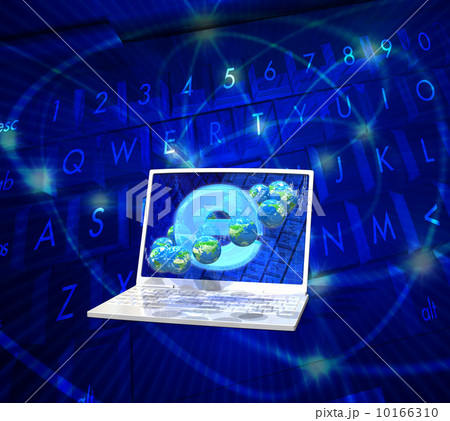 インターネットエクスプローラーとパソコン 10166310