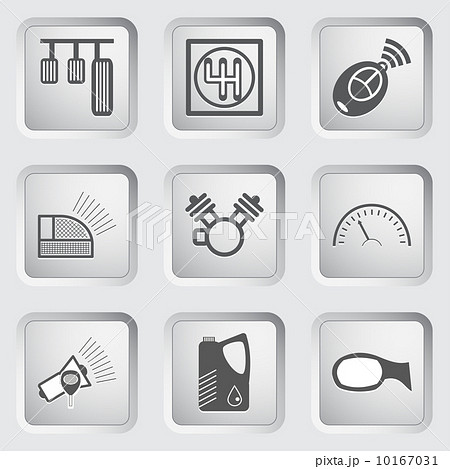 Car part and service icons set 6. Car part and service icons set 6. 10167031