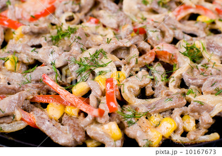 beef Stroganoff, macro beef Stroganoff, macro 10167673