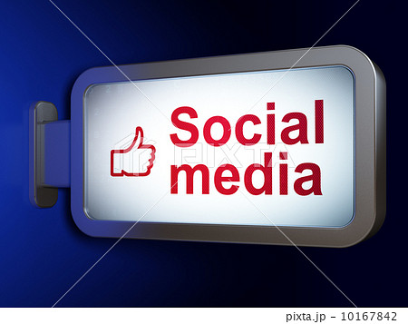 Social Media and Thumb Up on billboard Social Media and Thumb Up on billboard 10167842