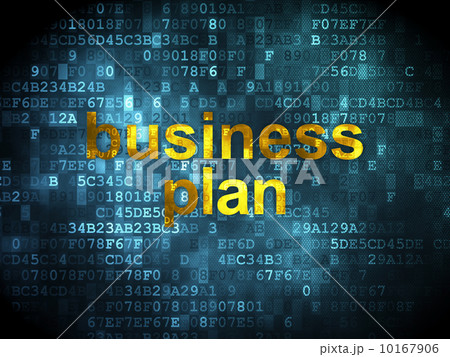 Finance concept: Business Plan on digital background 10167906